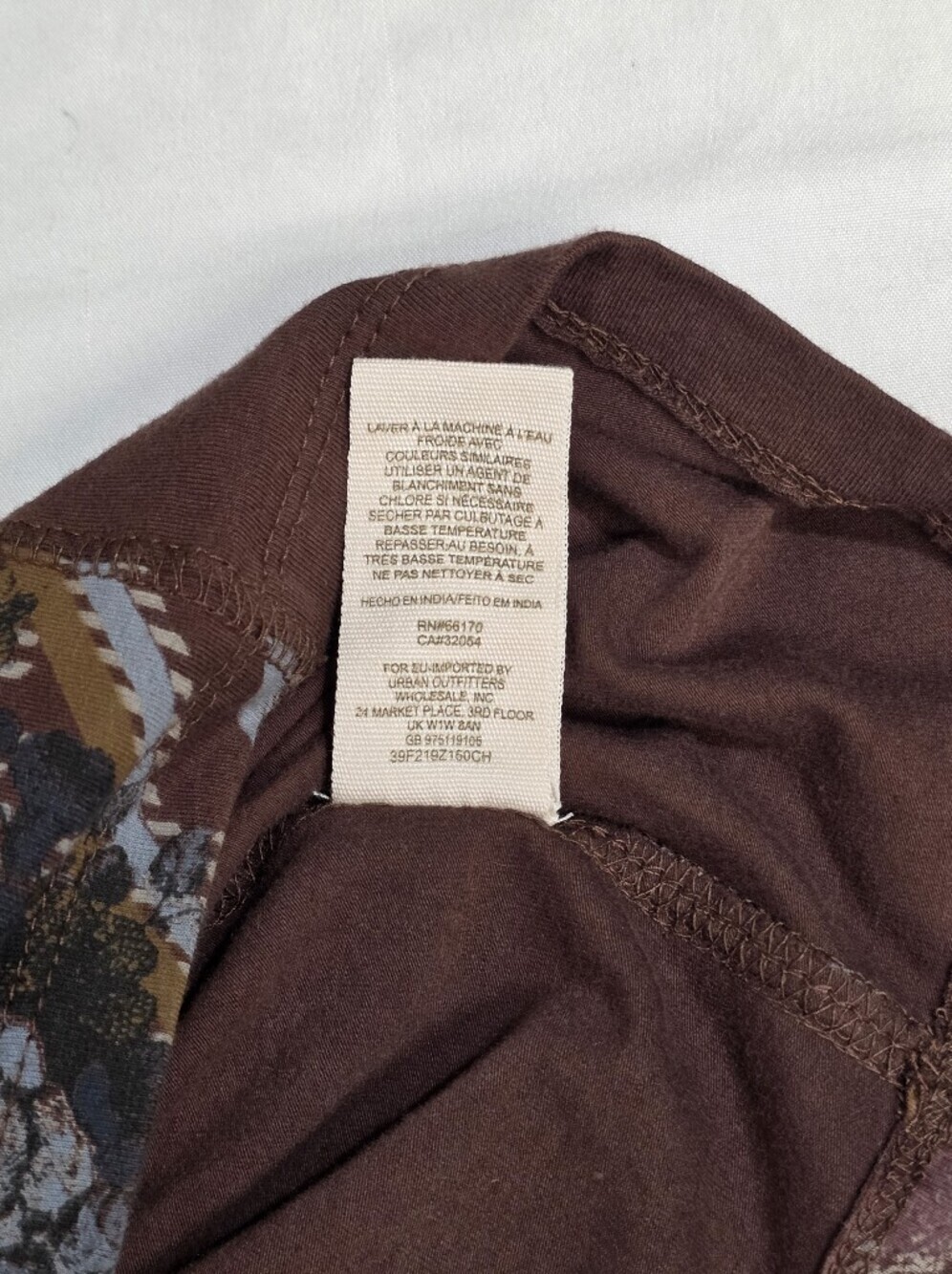 Free People Out Of Africa Color Raisin Combo Sz Medium Tapestry Print Cutouts - Picture 5 of 14
